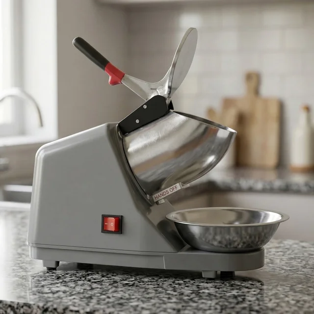 Electric Ice Crusher – Effortless & Fast for Home/Commercial Use