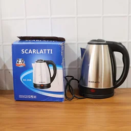 Electric Kettle 2L – Fast Boil Stainless Steel Durable Design