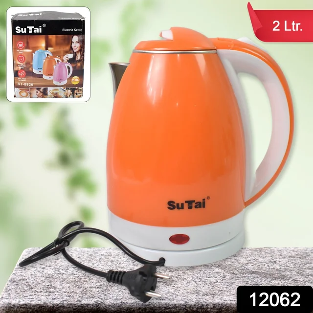 Electric Kettle – 2L Stainless Steel with Auto Shut-Off | Siplix