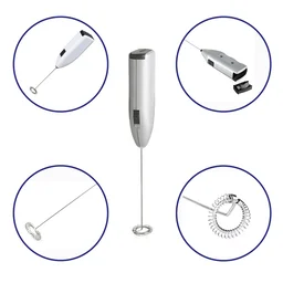 Electric Milk Frother – Handheld Wand Mixer for Coffee | Grippy