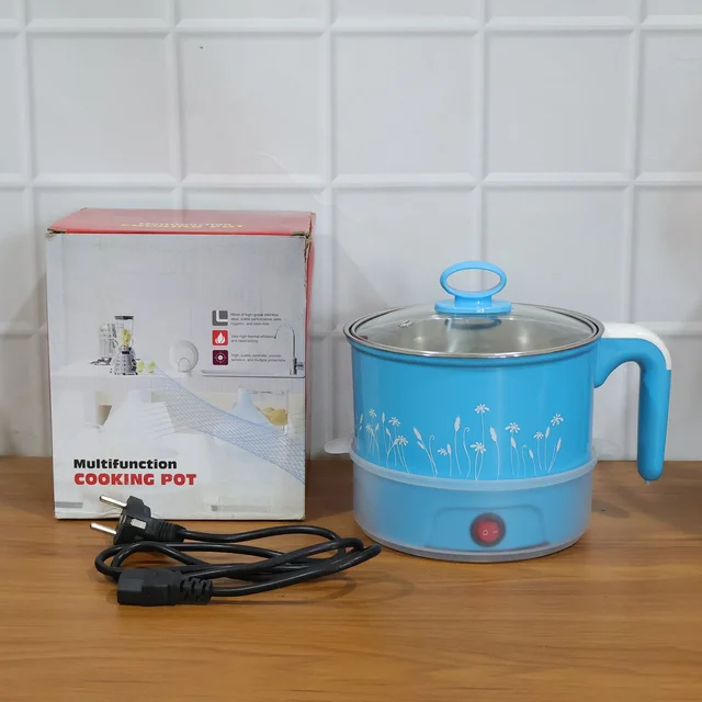 Electric Multifunction Cooking Pot – Compact & Portable Cooker