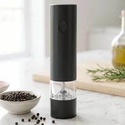 Electric Pepper Grinder – USB Rechargeable & One Touch Operation