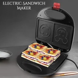 Electric Sandwich Maker – 750W Non-Stick Panini Grill | FirePot