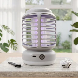 Electric Shock Mosquito Killer Lamp – Rechargeable UV LED Zapper