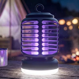 Electric Shock Mosquito Killer Lamp – Rechargeable UV LED Zapper
