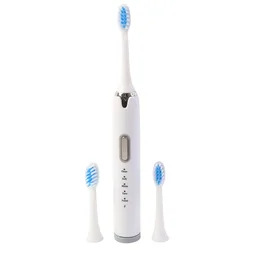 Electric Toothbrush Set – Rechargeable Sonic Cleaner with 3 Brush Heads