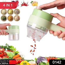 Electric Vegetable Cutter – 4-in-1 Handheld Slicer | Indo Glow