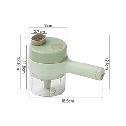 Electric Vegetable Cutter – 4-in-1 Handheld Slicer | Indo Glow