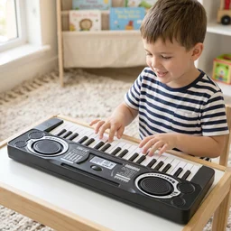 Electronic Musical Keyboard Toy – Multiple Sounds & Rhythms for Kids