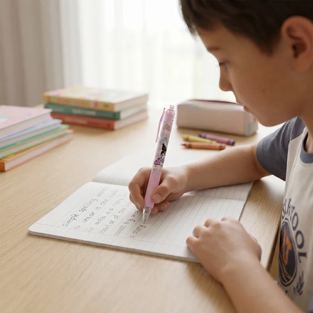 Erasable Gel Pen – Smooth Writing & Vibrant Colors for Kids
