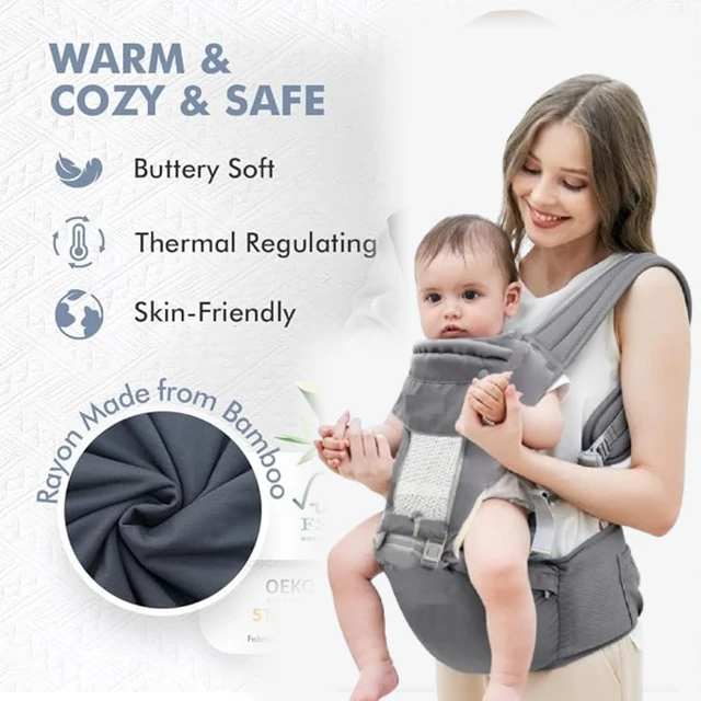 Ergonomic Baby Carrier – Hip Seat, Multi-Position | Tender Tend