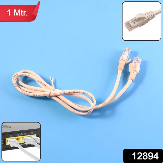 Ethernet LAN Cable 1 Meter – High-Speed Stable Wired Connection