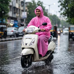 EVA Hooded Long Rain Coat – Monsoon Wear for Men & Women