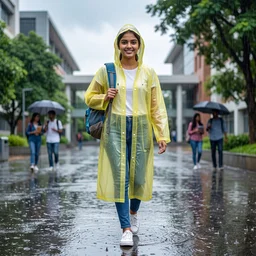 EVA Rain Coat – Lightweight Hooded Design for Monsoon