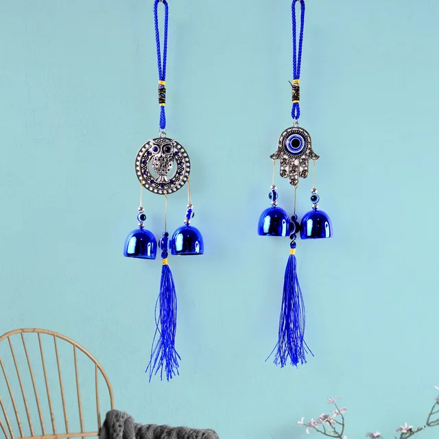 Evil Eye Wind Chime – Metal Home & Garden Protection