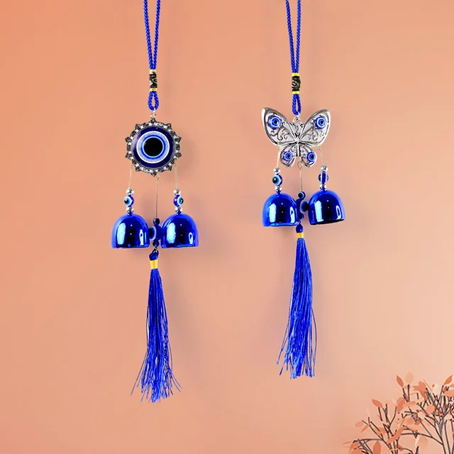 Evil Eye Wind Chime – Metal Home & Garden Protection
