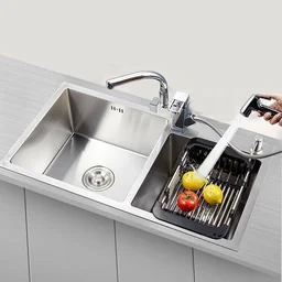Expandable Dish Drainer – Stainless Steel Over Sink Rack | CookAura