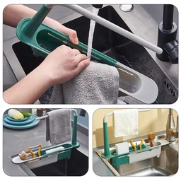 Expandable Dish Drying Rack – Adjustable Sink Organizer | CookAura