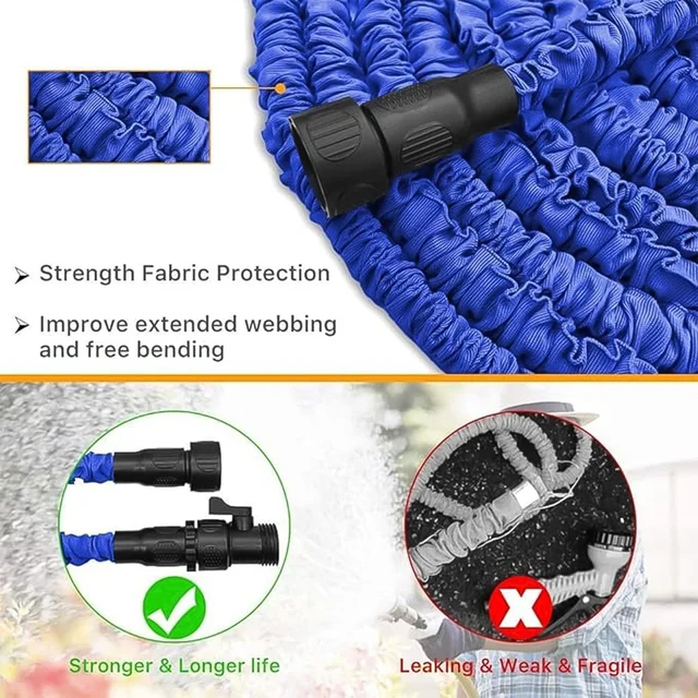 Expandable Garden Hose – 4m with Spray Gun | Indo Glow