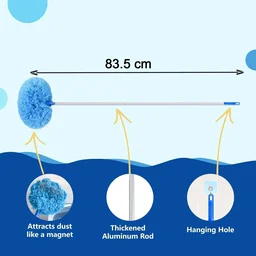 Extendable Microfiber Cleaning Duster – 83.5 cm Soft Round Head