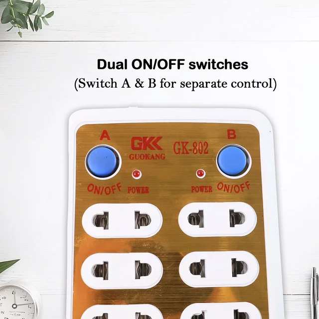 Extension Board – 10 Way 220V Universal Sockets for Home & Office | Tetherix
