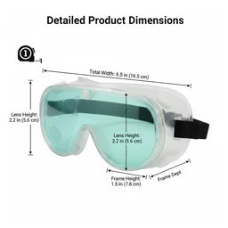 Eye Safety Goggles – Impact Resistant, Anti-Fog Lens | Velvet Wheels