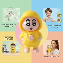 Face Changing Doll Keychain – Multiple Expressions & Compact Design