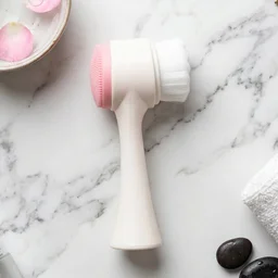 Facial Cleansing Brush – Dual-Sided Exfoliation & Massage for Clear Skin