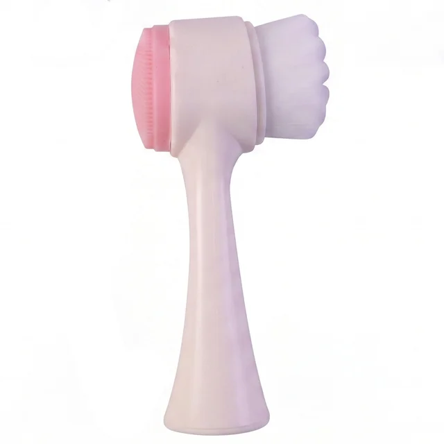 Facial Cleansing Brush – Dual-Sided Exfoliation & Massage for Clear Skin