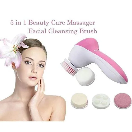 Facial Massager – 5-in-1 Body Cleanser & Exfoliator | VelvaBloom