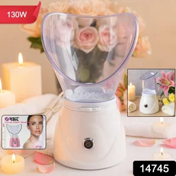 Facial Steamer – Professional 130W Ionic Steam for Deep Pore Cleansing