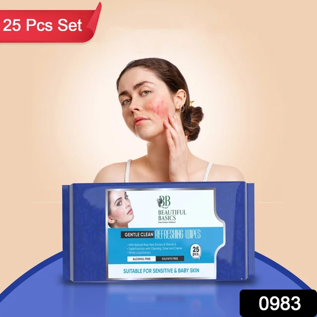 Facial Wet Wipes – Refreshing & Alcohol-Free | Beautiful Basics