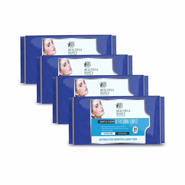 Facial Wet Wipes – Refreshing & Alcohol-Free | Beautiful Basics