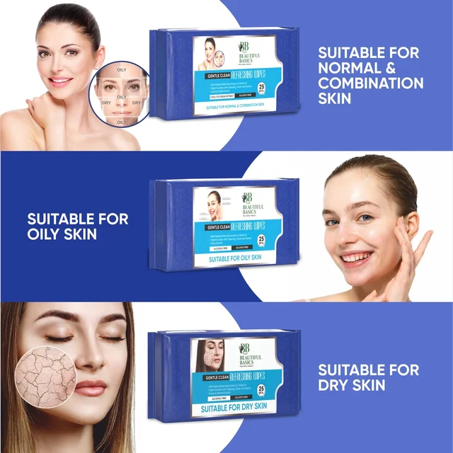 Facial Wet Wipes – Refreshing & Alcohol-Free | Beautiful Basics