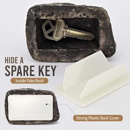 Fake Rock Key Hider – Discreet Outdoor Key Storage | Safelix