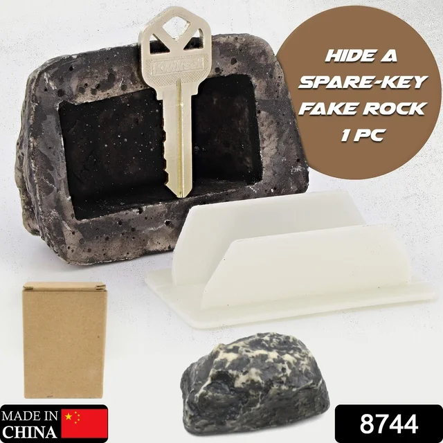 Fake Rock Key Hider – Discreet Outdoor Key Storage | Safelix