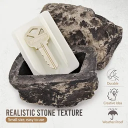 Fake Rock Key Hider – Discreet Outdoor Key Storage | Safelix