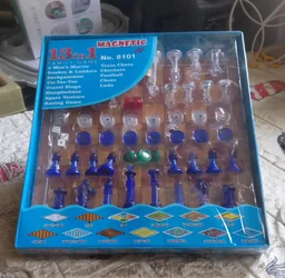 Family Board Game Set – 13-in-1 Magnetic Chess & Ludo | Dollamis