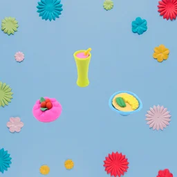 Fancy Erasers for Kids – 3D Mix Design Colorful Set | Writezo