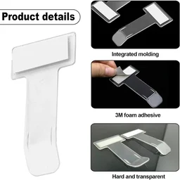 Fastag Holder for Car – Transparent Windscreen Card Stand (2 Pack) | Velvet Wheels