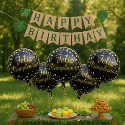 Feliz Cumpleanos Foil Balloon – Bright Party Decor for Birthdays