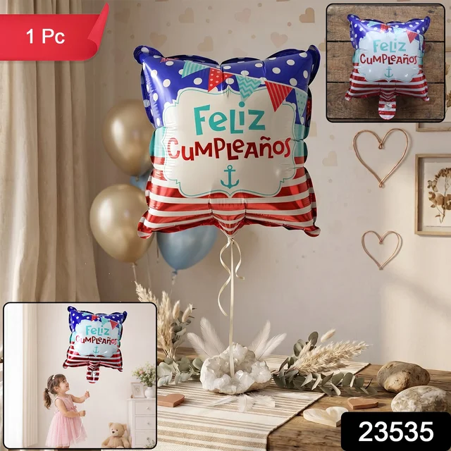 Feliz Cumpleanos Foil Birthday Balloon – Bright Party Decor