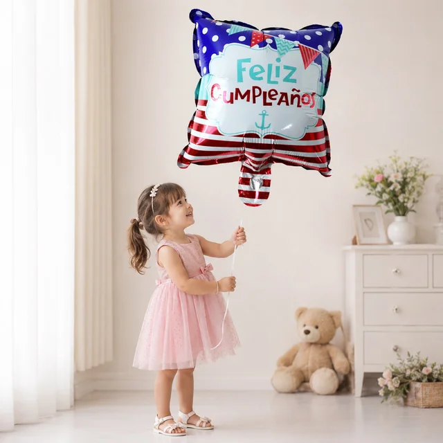 Feliz Cumpleanos Foil Birthday Balloon – Bright Party Decor