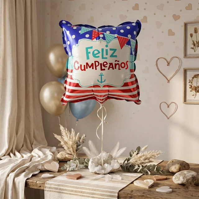 Feliz Cumpleanos Foil Birthday Balloon – Bright Party Decor