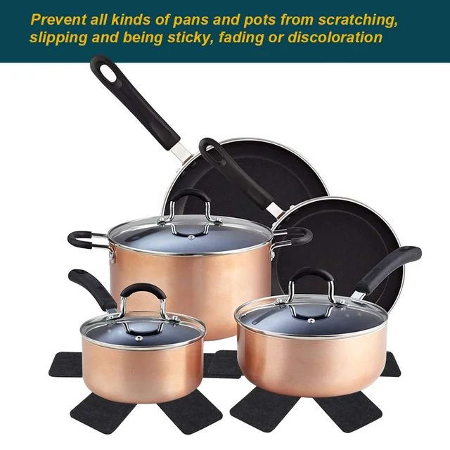 Felt Pots and Pans Protectors – Set of 3 Sizes | Bake & Dwell