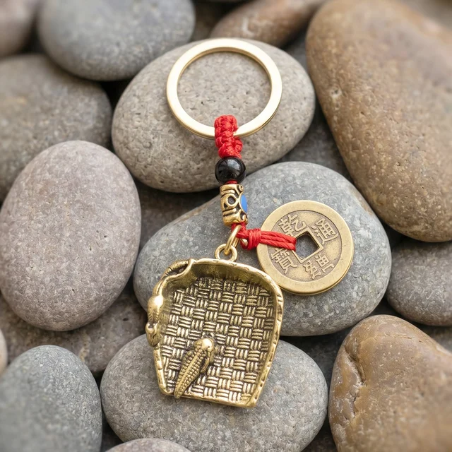 Feng Shui Lucky Coin Keychain – Prosperity and Good Fortune