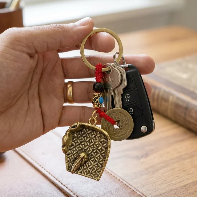 Feng Shui Lucky Coin Keychain – Prosperity and Good Fortune