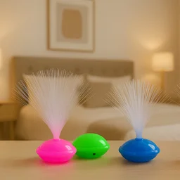 Fiber Optic LED Night Lamps Set – 12-Piece Color Changing Decor