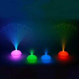 Fiber Optic LED Night Lamps Set – 12-Piece Color Changing Decor