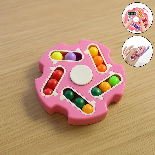 Fidget Magic Cube Spinner Toy – Stress Relief & Focus Enhancer